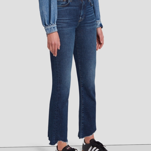 Seven 7 For All Mankind  Luxe Vintage. High Waist slim Kick Deep Soul size 25 - Picture 9 of 9